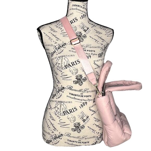 Jen & Co Brittany Puffer Tote/Satchel - Adjustable Strap, Zipper Closure - Picture 4 of 11